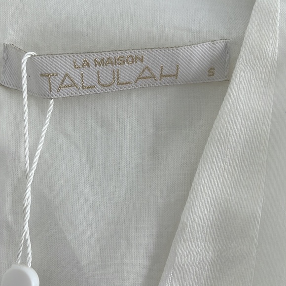 La Maison Talulah dress size small white. Note color is more cream than white - Picture 7 of 9